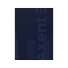 Книга записна Axent A4 One color, 96 аркушів клітинка, синій (8426-3-A)