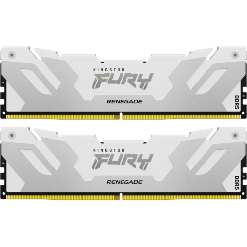 Модуль пам'яті для комп'ютера DDR5 64GB (2x32GB) 6400 MHz Renegade White XMP Kingston Fury (ex.HyperX) (KF564C32RWK2-64)