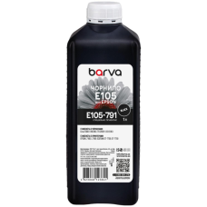 Чорнило Barva Epson 105 1л, Pigm.black (E105-791)