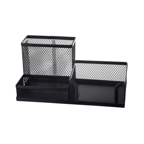 Підставка для дрібниць Buromax 200 x 100 x 100 мм, металева, чорна (BM.6247-01)