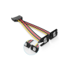 Кабель питания Serial ATA Male to 2xSATA Female VENTION (KDBBB)
