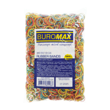 Резинки для грошей Buromax 1000 г, асорті, 25 мм (BM.5519-04)