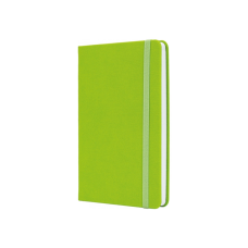 Книга записна Optima А5 SQUARE, тверда обкладинка, гумка, білий блок клітинка, фісташковий (O27100-67)