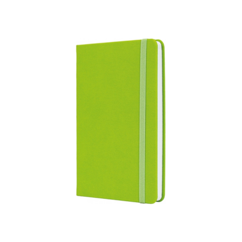 Книга записна Optima А5 SQUARE, тверда обкладинка, гумка, білий блок клітинка, фісташковий (O27100-67)
