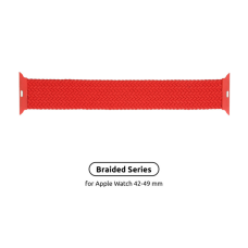 Ремінець до смарт-годинника Armorstandart Braided Solo Loop для Apple Watch 49/46/45/44/42 (Series 1-3) Red Size 6 (148 mm) (ARM58081)