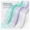 Дата кабель USB 2.0 AM to USB-C 1.0m 100W green Essager (EXCT1-CH06)