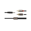 Кабель мультимедийный 3.5 mm Stereo Plug - 2*RCA, 1 m PowerPlant (CA912834)
