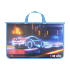 Папка - портфель Maxi А4 пластиковий на блискавці (MX30000)