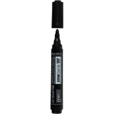 Маркер Buromax Permanent JOBMAX, round tip, black 2-4 мм (BM.8703-01)