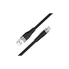 Дата кабель USB 2.0 AM to USB-C 1.0m 3A silicone X53 black HOCO (6931474738097)