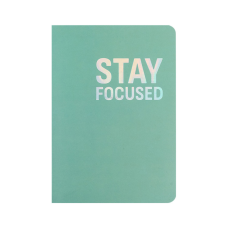 Книга записная Axent A5 Motivation Stay Focused 80 листов, клетка (8700-15-A)