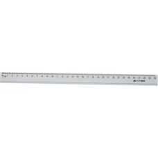 Линейка Buromax 30см, aluminum, silver color (BM.5800-30)