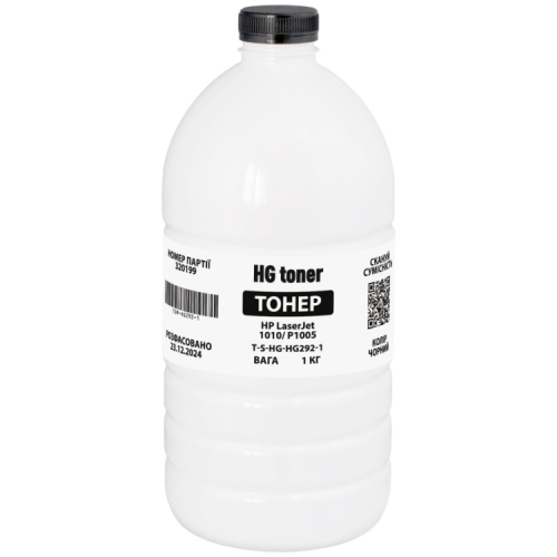 Тонер HP LJ 1010/P1005, 1 кг HG (TSM-HG292-1)