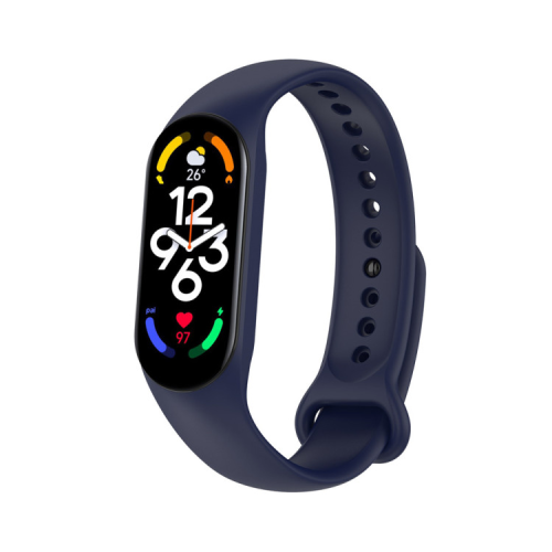 Ремінець до фітнес браслета BeCover Silicone для Xiaomi Mi Smart Band 7 Deep Blue (707479)