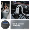 Зарядний пристрій Armorstandart USB Type-C PD20W + USB QC 3.0 Grey + cable Lightning (ARM82460)