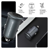 Зарядний пристрій Armorstandart USB Type-C PD20W + USB QC 3.0 Grey + cable Lightning (ARM82460)