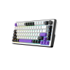 Клавіатура Hator Hellyberry HK75 Mechanical Linear RGB Wireless/Bluetooth/USB UA White/Violet (HK75_wireless)