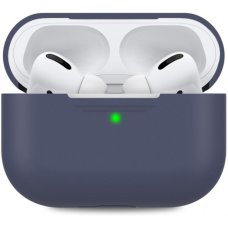 Чохол для навушників MakeFuture Apple AirPods Pro Silicone Blue (MCL-AAPBL)