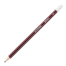 Олівець графітний Buromax НВ, with eraser, assorted colors, carton (BM.8503)