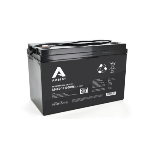 Батарея до ДБЖ AZBIST 12V 100 Ah Super GEL (ASGEL-121000M8)