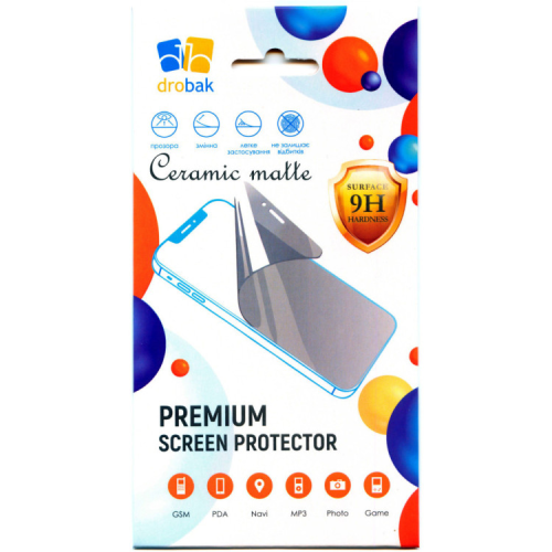 Скло захисне Drobak Matte Ceramics Poco F3 (535373)