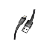 Дата кабель USB 2.0 AM to Lightning 1.0m 2.4A black Essager (EXCL-XC01)