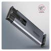 Кишеня зовнішня AXAGON USB-C 10Gbps metal box with info display for M.2 NVMe & SATA SSD (EEM2-SD2)