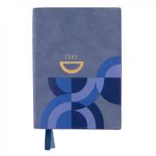 Еженедельник Leo planner датированный 2025 Apiro А6 синий 352 страницы (252599)