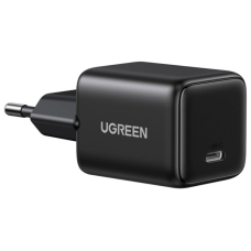 Зарядний пристрій Ugreen X513 USB-C PD30W QC4.0 GaN black (65007)