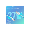 Дата кабель USB-C to Lightning ecoline-ci120.white Promate (ecoline-ci120.white)