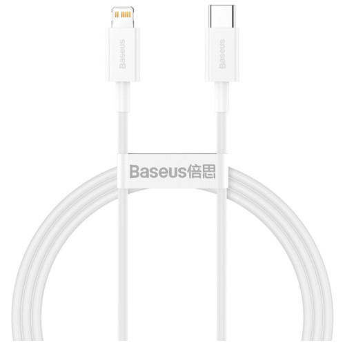 Дата кабель USB-C to Lightning 2.0m 20W white Baseus (CATLYS-C02)