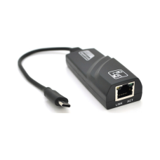 Перехідник USB-C to RJ45 1000Mbps black Voltronic (Type-C- Rj-45.G/25849)