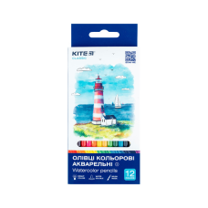 Олівці кольорові Kite Classic акварельні, 12 кольорів (K-1049)