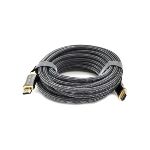 Кабель мультимедійний HDMI to HDMI 12.0m v2,0, OD-8.0mm 2K * 4K VEGGIEG (YT-HDMI(M)/(M)HX-12)