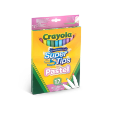 Фломастеры Crayola Supertips (washable) пастельные цвета, 12 шт (58-7515)