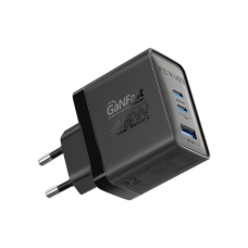 Зарядний пристрій Promate powerport-45 2xUSB-C PD + USB-A QC 45W Black (powerport-45.black)