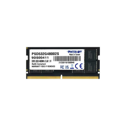 Модуль памяти для ноутбука SoDIMM DDR5 32GB 4800 MHz Patriot (PSD532G48002S)