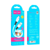 Дата кабель USB 2.0 AM to Micro 5P 2.0m 2.4A PVC X1 white HOCO (6957531042686)