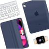 Чохол до планшета BeCover Tri Fold Hard Apple iPad Air 11" M4 2026 Deep Blue (715243)