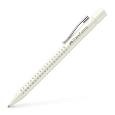 Ручка кулькова Faber-Castell автоматична Grip 2010, корпус білий, стрижень синій М (0.7 мм) (32029)