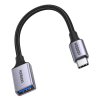 Перехідник OTG USB 3.0 AF to USB-C 0.1m US378 black Ugreen (70889)