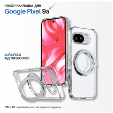 Чохол до мобільного телефона BeCover Aura Fold Google Pixel 9a Transparent (715668)
