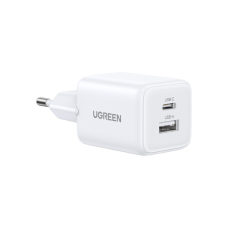 Зарядний пристрій Ugreen X514 1xUSB-C PD20W + 1xUSB GaN white (65006)