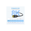Кабель мультимедійний DisplayPort to DisplayPort 2.0m v1.4 8K60Hz Choetech (XDD01-V1-BK)