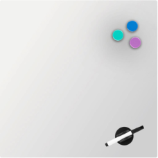 Офисная доска Axent стеклянная магнитно-маркерная 45х45 см, белая (9614-21-А)