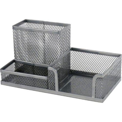 Подставка для мелочей Axent 203x105x100мм, wire mesh, silver (2116-03-A)