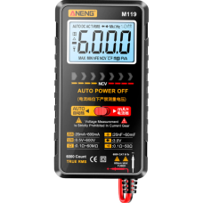 Цифровой мультиметр ANENG M119, V, A, R, C, T, F, функція hFE (M119)