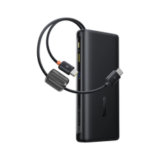 Батарея універсальна Baseus 25000mAh EnerFill FC41 145W Digital Display Built-in Dual USB-C Cable (E0028H03)