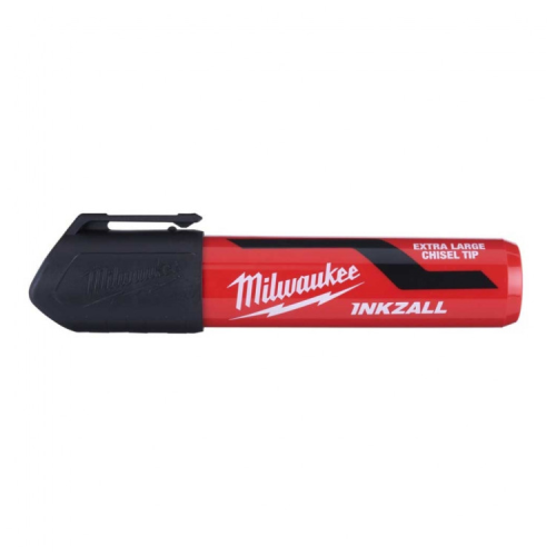 Маркер Milwaukee INKZALL для будмайданчика супер-великий XL чорний (блістер) (4932471558)