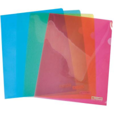 Папка – уголок Buromax А4 transparent, assorted colors (BM.3853-99)